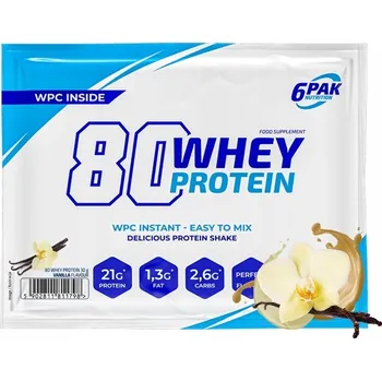 Protein Protein syrovátkový koncentrát - WPC BALENÍ 6 KUSŮ Nutrition prášek 30 g příchuť vanilka