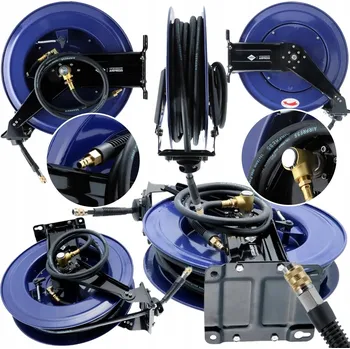 Příslušenství ke kompresoru PNEUMATICKÁ HADICE NAVÍJECÍ S NAVIJÁKEM 20M BUBNEM AIRPRES