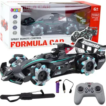 RC model auta Závodní Auto Sportovní Dálkově Ovládané RC Efekt Kouře 2.4G Černá