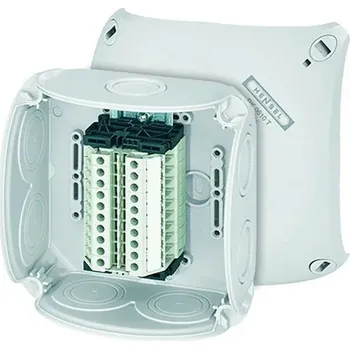 Rozvaděč Kabelová rozvodka 1,5-6 mm2, 10 řadových svorek WT 4 HENSEL RK 0610 T