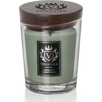 Svíčka Parafínová vonná svíčka Cannabis Connoisseur Vellutier 1 ks