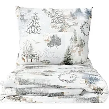 Povlečení Vánoční noviny: 140x200cm, 70x90cm