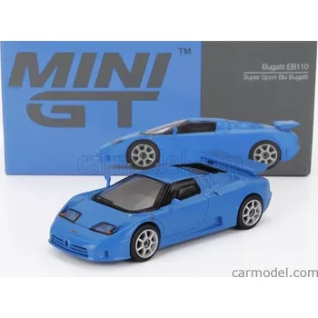 autíčko Mini-gt Bugatti Eb110 Super Sport 1995 1:64 Blue