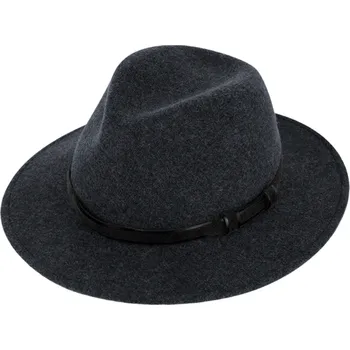 Klobouk Fiebig - Headwear since 1903 Cestovní odolný klobouk vlněný od Fiebig - Traveller voděodolný a nemačkavý - barva modrá Velikost: 65 cm (XXXL)