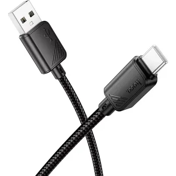 Náhradní díl pro mobilní telefon HOCO kabel USB A do Type C 3A X113 1 m černý