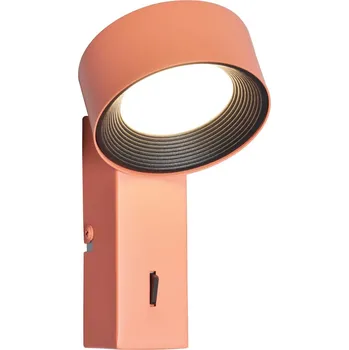 Nástěnné svítidlo Italux WL-47390-1-OR LED bodové nástěnné svítidlo Otal | 1.8W integrovaný LED zdroj | 4000K | s vypínačem | oranžová + K nákupu nad 3000 Kč dárek zdarma