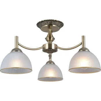 Dětské svítidlo Italux PND-40653-3-ABR-WH přisazené stropní svítidlo Fener | 40W E27 | mosaz | opálová + K nákupu nad 3000 Kč dárek zdarma