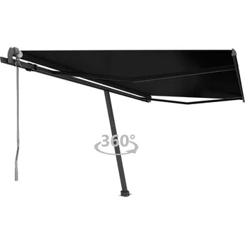 Markýza vidaXL Volně stojící automatická markýza 400 x 300 cm antracitová