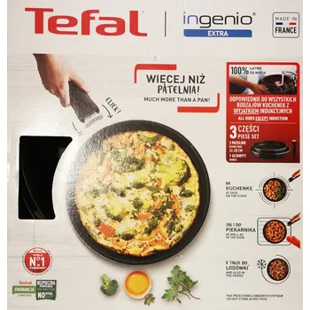Pánev SADA pánví Tefal Ingenio Extra 24/28 cm, 3 díly, nepřilnavý povrch