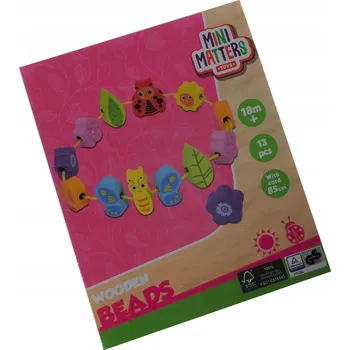 Dřevěná hračka Dřevěné korálky Mini Matters
