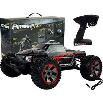 RC model auta Terénní auto Off-Road Dálkově ovládané Červené 1:10 40 km/h
