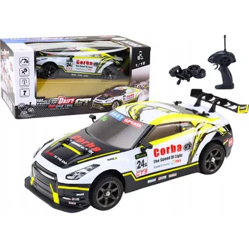 RC model auta RC SPORTOVNÍ AUTO 1:16 PRO DRIFT NA DÁLKOVÉ OVLÁDÁNÍ VYMĚNITELNÁ KOLA