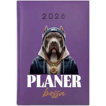 Diář Knižní kalendář 2026 A5 FunnyCase vícebarevný