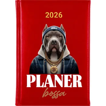 Diář Knižní kalendář 2026 A5 FunnyCase vícebarevný