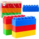 Sada Velké Barevné Stavební Kostky V Tašce 28,5x9x9 cm 6 ks
