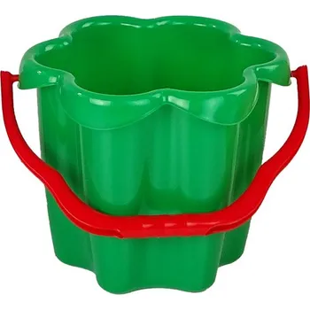 kbelík Kbelík "Kwiatek" do písku Zelené