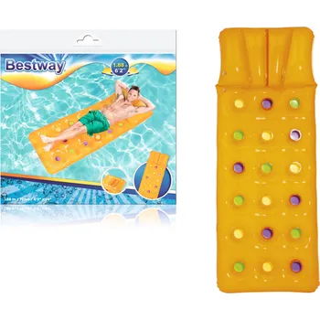 Nafukovací matrace Nafukovací matrace na plavání žlutá 188 x 71 cm Bestway 43014