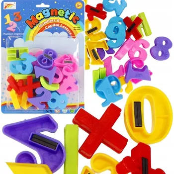 Výuková hračka MAGNETICKÉ PÍSMENKA ČÍSLA PRO VÝUKU