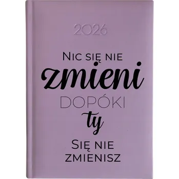 Kalendář Knižní kalendář 2026 A5 FunnyCase fialový