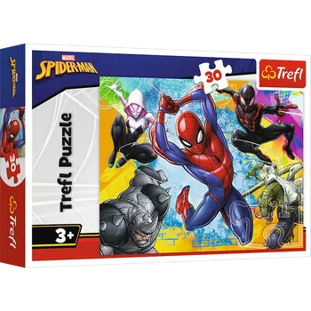 Puzzle - 30 - Barvy Spider-Mana - Disney Marvel Spiderman - Trefl 18307