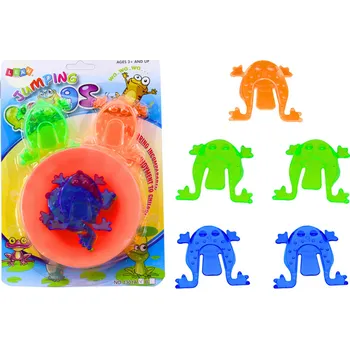 Desková hra Dovednostní hra Skákající žabky Miska Barevné