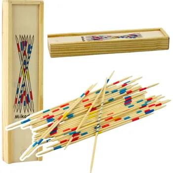 Desková hra Rodinná hra dovednostní Mikádo dřevěné 41 ks