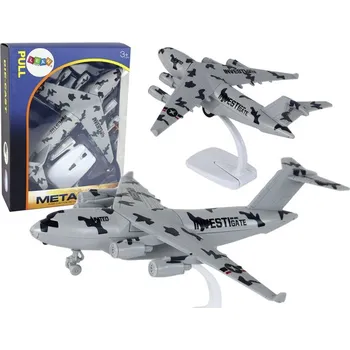 Figurka Letadlo Šedé Vojenské Moro UNITED Figurka HW-605