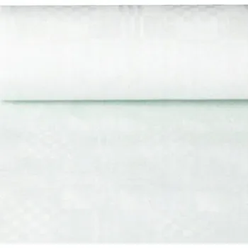 Jednorázový ubrus Papírový ubrus Papstar bílý obdélníkový 120 cm x 800 cm v roli