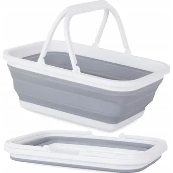 Nákupní košík Univerzální koš plast šedý