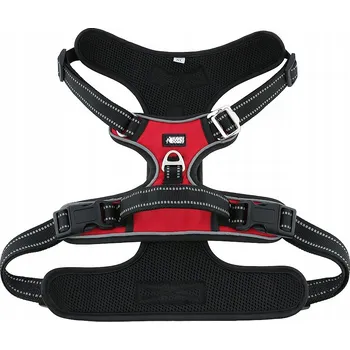 Postroj pro psa Postroj pro psa guard červený HUGGY DOGGY silný S