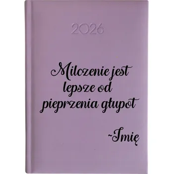 Kalendář Knižní kalendář 2026 A5 FunnyCase fialový