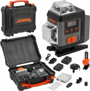 Měřící laser Křížový laser Sthor 18007 s dosahem 25 m