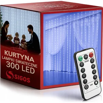 Vánoční dekorace Vánoční osvětlení na stromeček Sigos pro vnitřní použití, 3 m, 201 - 300 světýlek