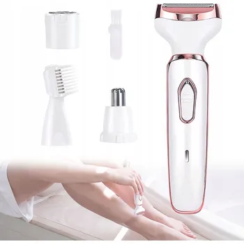 MULTIFUNKČNÍ DEPILÁTOR 4V1 S HOLICÍM STROJKEM, ZASTŘIHOVAČEM PRO BIKINI, PODPAŽÍ A TĚLO