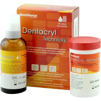 Tmel Dentacryl technická licí pryskyřice - 100 g + 100g
