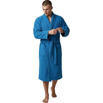 Pánský župan Vn.Lot Pánský tyrkysový froté župan Tyrkysová, L