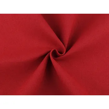 Lněná látka METRÁŽ - 3 (1) červená