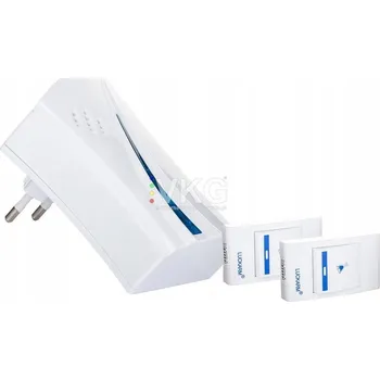 Domovní zvonek Bezdrátový zvonek, 2 ovladače, 1 zvonek, 230V ZWY