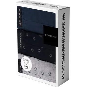 Slipy ATLANTIC PÁNSKÉ SLIPY SLIPY 3MP076 SPORT 3KS BALENÍ *M*