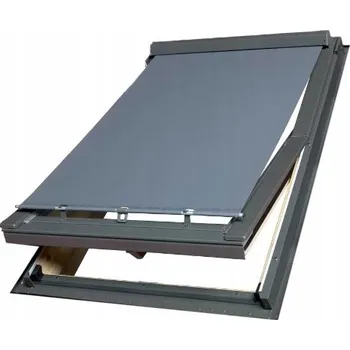 Stínicí technika Střešní markýza FAKRO/OptiLight šedá poloprůhledná 78x140 cm v kazetě