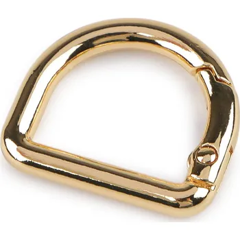 Karabina polokroužek průvlek 19 mm, Balení 10 ks, Varianta 3 zlatá klasik