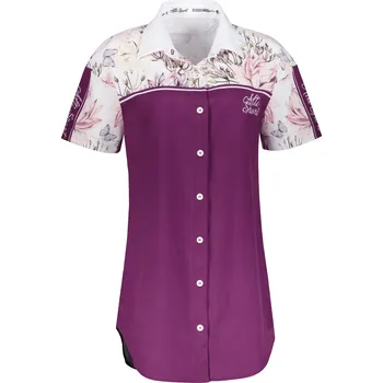 Dámská košile Dámská košile premium ALTISPORT VOJ/ALW008KOS01 VÍNOVÁ M