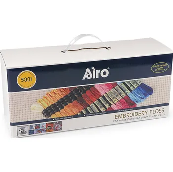 Příze Příze vyšívací typ mouline AIRO sada 500 ks/8 m