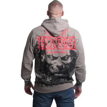 Pánská móda Pánská mikina Yakuza Get High 27021 steel gray velikost: 4XL