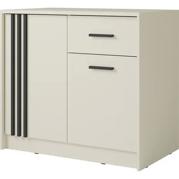 Komoda Komoda CANADA CY-34 | 102 cm | kašmír s černými úchyty