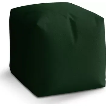 Taburet Sablio Taburet Cube Lesní zelená: 40x40x40 cm