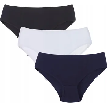 Dámské spodní prádlo DÁMSKÉ KALHOTKY KALHOTKY BAVLNĚNÉ HLADKÉ MORAJ XL x3