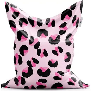 Sedací pytel Sablio Sedací vak Classic Růžový gepard - 150x100 cm