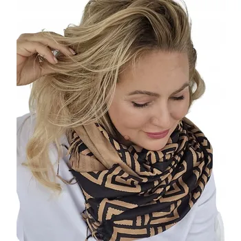 Šála Agrafka šála černá 180 cm - žena