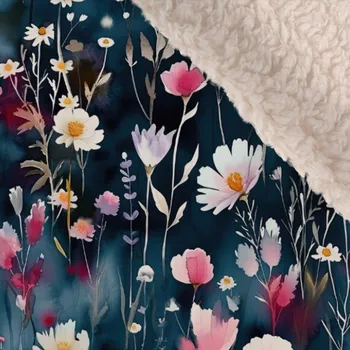 Softshell zimní s beránkem real Diana II. - vzor na látce tištěný po délce